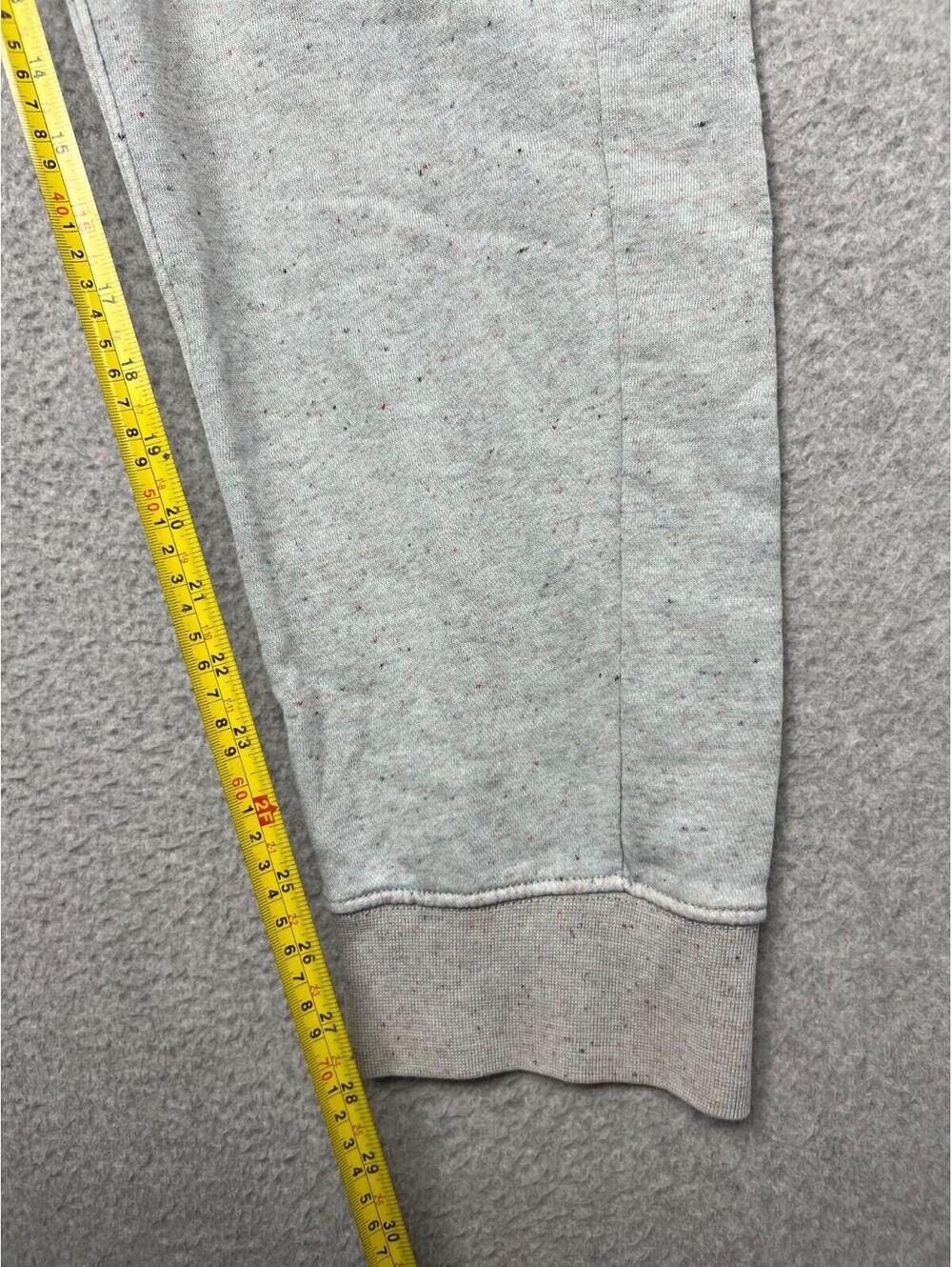 Nike Joggers Mens XL Tapered swoosh Logo Terry Cloth Tie Waist Sweatpants Blue* - Picture 6 of 10